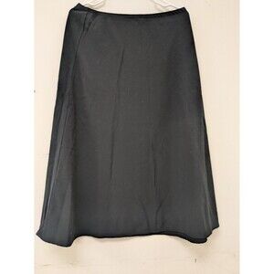 212 Collection Size 10 Black Maxi Skirt Pencil Straight Stretch Elastic Waist